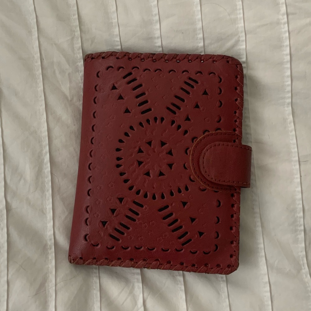 Red cleobella wallet